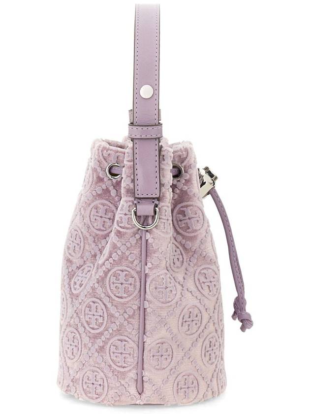 Tory Burch Mini "T Monogram" Bucket Bag - TORY BURCH - BALAAN 4