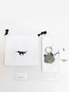 Metal Fox Key Ring Green - MAISON KITSUNE - BALAAN 8