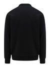 Logo Print Crew Neck Sweatshirt Black - BURBERRY - BALAAN 3