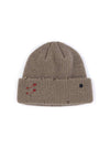 BBD Ripped Custom Short Beanie Dark Beige - BLACKBLOND - BALAAN 2