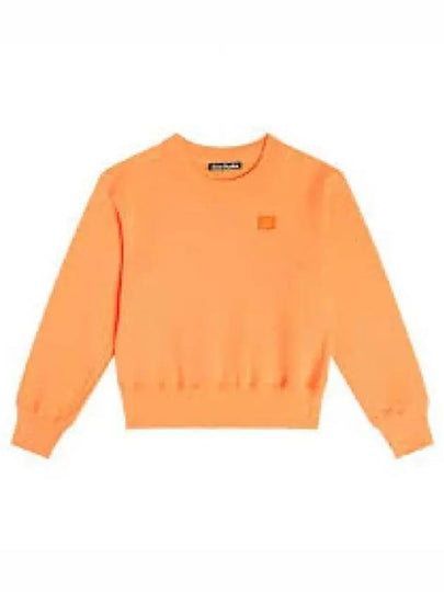 Face Patch Sweatshirt Orange - ACNE STUDIOS - BALAAN 2