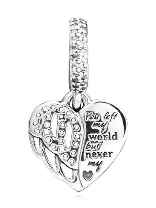 Heart Angel Dangle Charm Silver - PANDORA - BALAAN 2