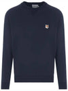 Fox Head Patch Classic Sweatshirt Navy - MAISON KITSUNE - BALAAN 2