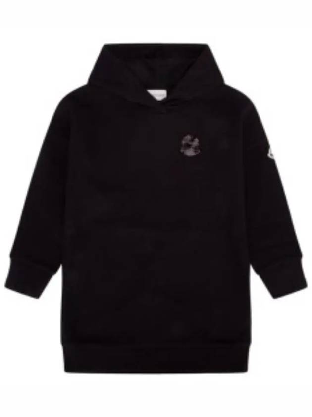 Kids Logo Hood Long Sweatshirt 8I00005899PS 999 Italian - MONCLER - BALAAN 1