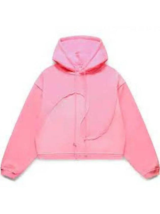 Swirl Fleece Hooded Sweatshirt Pink 06T034 1 926218 - ERL - BALAAN 1