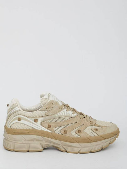 Chunky Low Top Sneakers Beige - VALENTINO - BALAAN 2