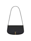 Voltaire Box Half-moon Shoulder Bag Black - SAINT LAURENT - BALAAN 1