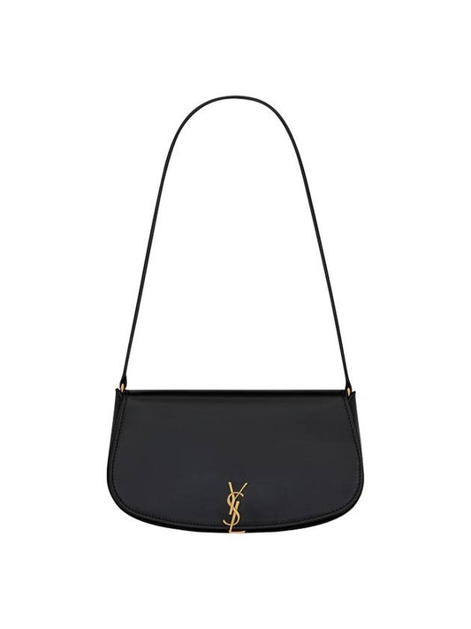 Voltaire Box Half-moon Shoulder Bag Black - SAINT LAURENT - BALAAN 1