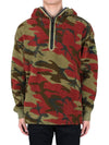 Heritage Camo Pile Hoodie Red Green - STONE ISLAND - BALAAN 3