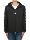 Moyse Logo Zip-Up Hoodie Black - MONCLER - BALAAN 3