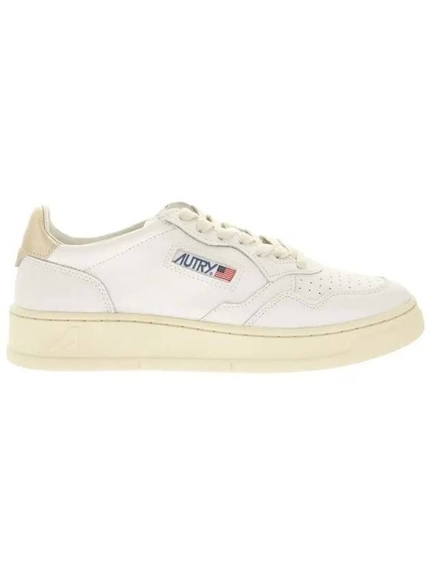 Medalist Low Top Sneakers Beige White - AUTRY - BALAAN 4