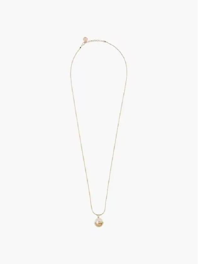 MMetal Pearl Necklace Gold - MIU MIU - BALAAN 6