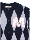 Kids Women s Logo Patch Wool Cardigan M00521 M00MM 0M803 - MARNI - BALAAN 4