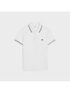 Classic Polo Shirt Offwhite Black - CELINE - BALAAN 2