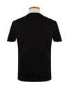 Men's Claudius Gangster Short Sleeve T-Shirt  Black - NEIL BARRETT - BALAAN 4