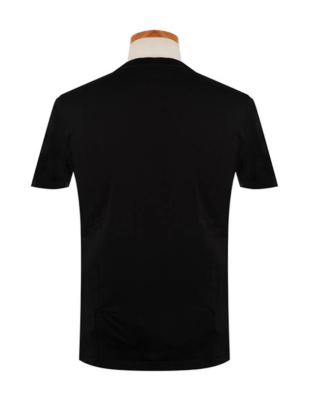 Men's Claudius Gangster Short Sleeve T-Shirt  Black - NEIL BARRETT - BALAAN 4