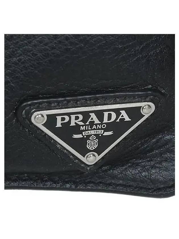 Silver logo clutch bag - PRADA - BALAAN 4