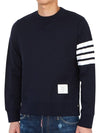 4 Bar Loopback Jersey Sweatshirt Navy - THOM BROWNE - BALAAN 3