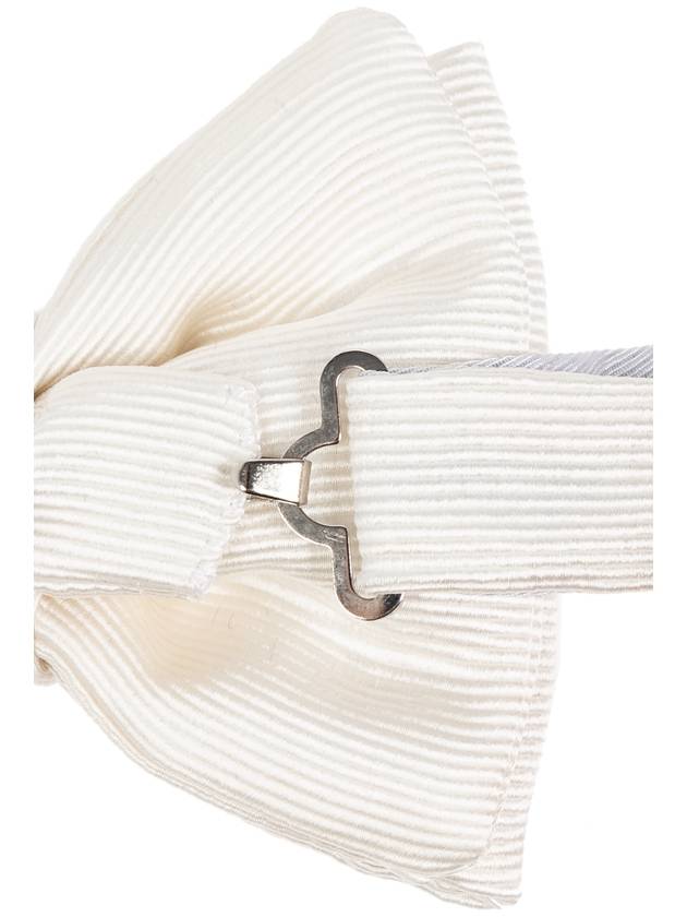 Tom Ford Silk Bow Tie, Men's, White - TOM FORD - BALAAN 3