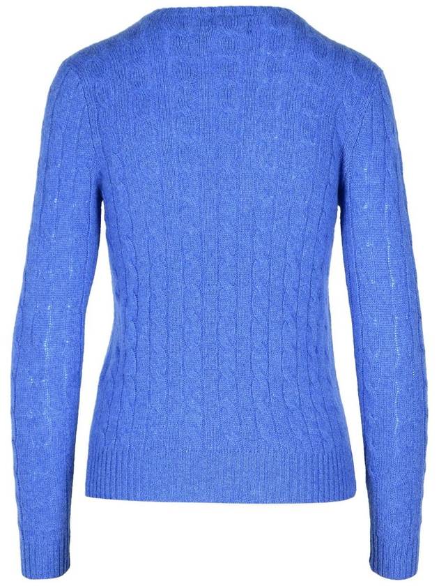 Polo Ralph Lauren 'Juliana' Blue Wool Blend Sweater - POLO RALPH LAUREN - BALAAN 3