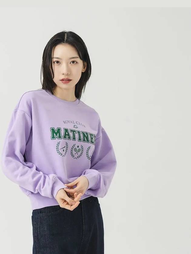 Brushed Options Matinee Sports Club Sweat Shirts LAVENDER - LE SOLEIL MATINEE - BALAAN 4