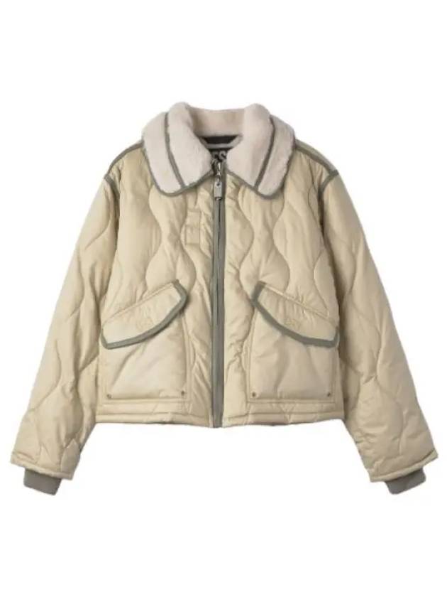 Petrit padded jacket beige - DIESEL - BALAAN 1