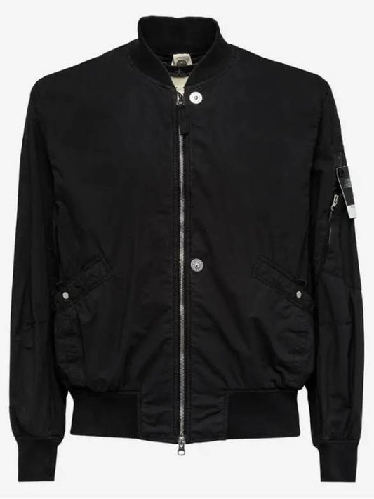 Men's Shadow Project Bomber Jacket Black - STONE ISLAND - BALAAN 2