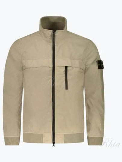 Compass Badge Pleated Windbreaker Sand - STONE ISLAND - BALAAN 2