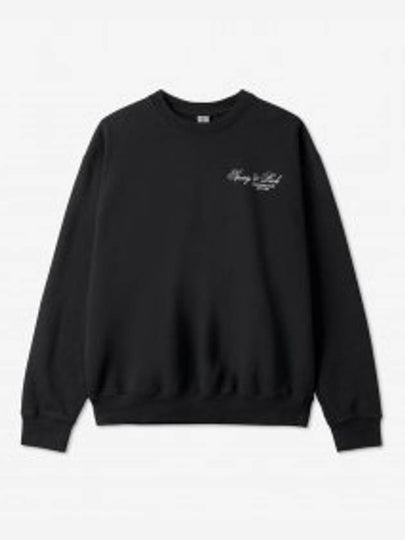 Logo Print Cotton Sweatshirt Light Black - SPORTY & RICH - BALAAN 2