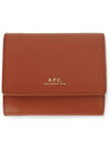 Royce Small Compact Half Wallet Brown - A.P.C. - BALAAN 2