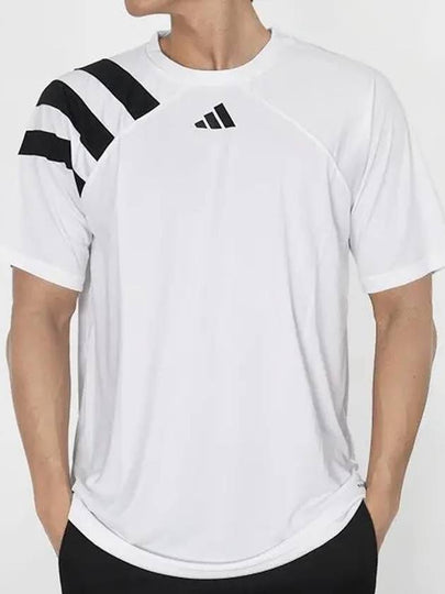 Poltore 23 Jersey Short Sleeve T Shirt White - ADIDAS - BALAAN 2