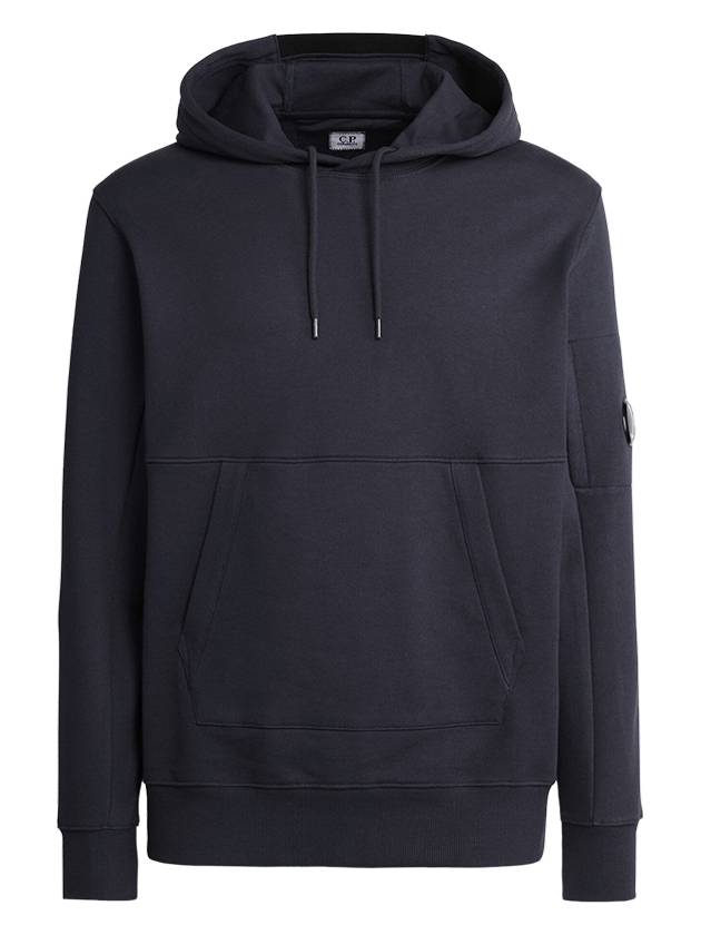 Diagonal Raised Fleece Hoodie Navy - CP COMPANY - BALAAN 2