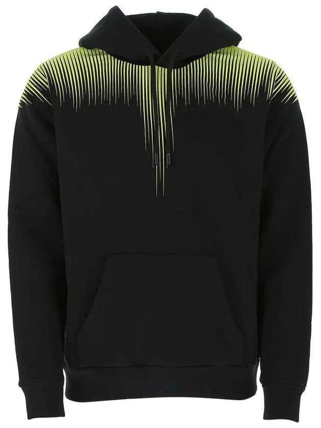 Camo wing long sleeve hooded sweatshirt CMBB007S20FLE004 1015 - MARCELO BURLON - BALAAN 1