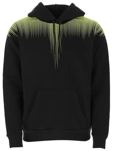 Camo wing long sleeve hooded sweatshirt CMBB007S20FLE004 1015 - MARCELO BURLON - BALAAN 1