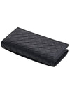 Men's Intrecciato Weaving Long Wallet Black - BOTTEGA VENETA - BALAAN 5