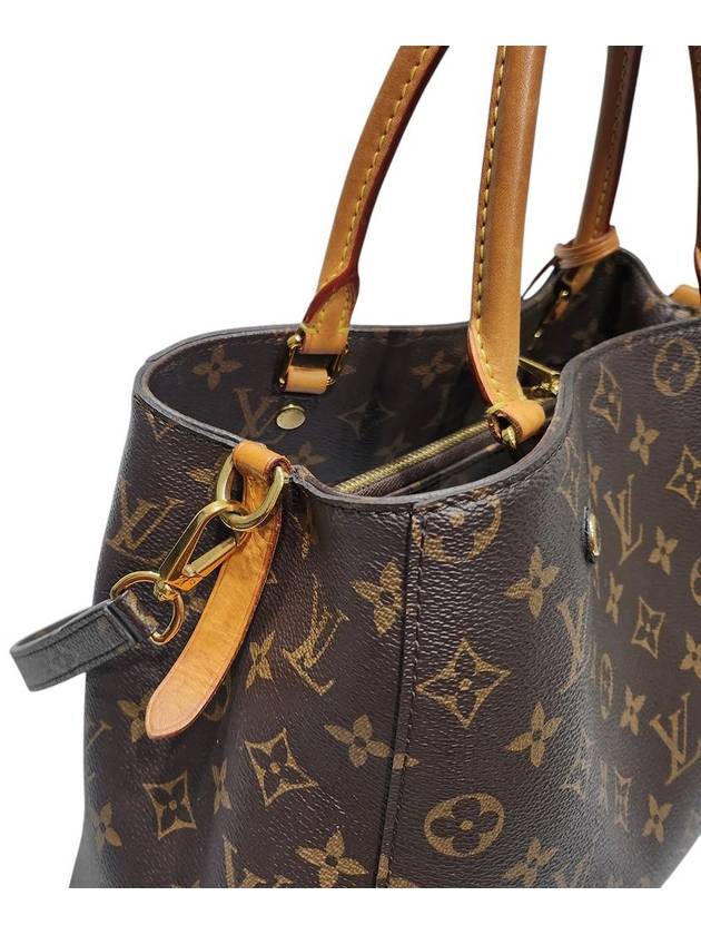 M41056 Monogram Canvas Montaigne MM Tote Bag Shoulder Strap - LOUIS VUITTON - BALAAN 5