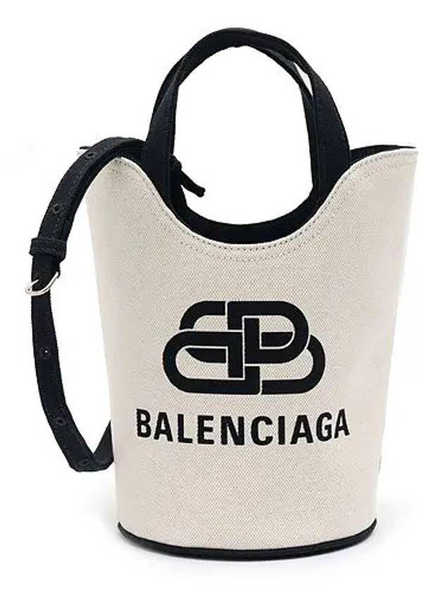 Women's Wave New XS Bucket Bag Black - BALENCIAGA - BALAAN 3