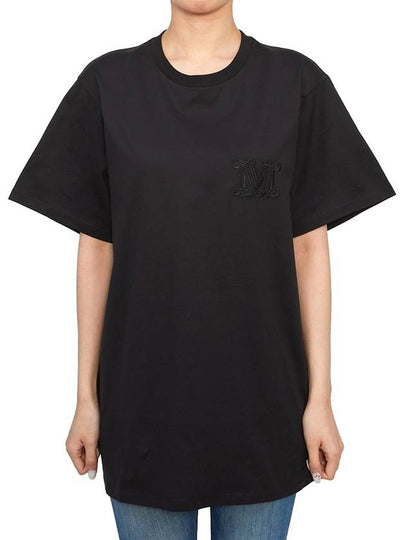 Mango Short Sleeve T-Shirt Black - MAX MARA - BALAAN 2