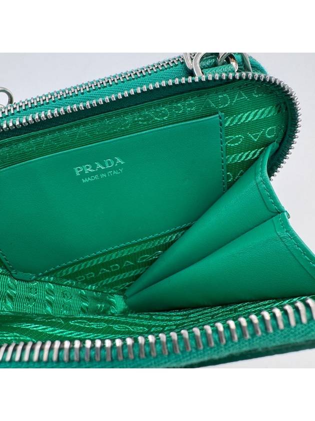 Saffiano Triangle Mini Pouch 1NR015 - PRADA - BALAAN 8