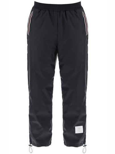 Logo Patch Ripstop Cricket Stripe Track Pants Navy - THOM BROWNE - BALAAN 2