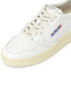 Medalist Green Tab Leather Low Top Sneakers White - AUTRY - BALAAN 8