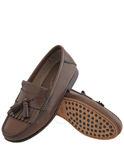 Tods Men's Fringe And Tassel Leather Loafers, Brand Size 5 ( US Size 6 ) - TOD'S - BALAAN 2