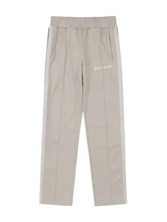 Classic Track Pants Beige Off White - PALM ANGELS - BALAAN 1