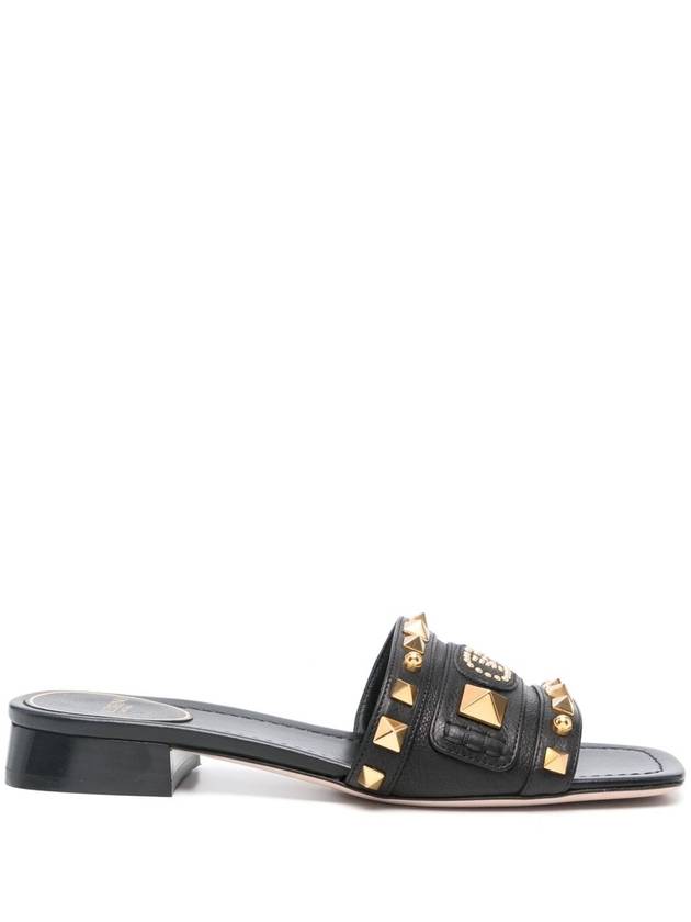 Valentino Garavani Sandals Black - VALENTINO - BALAAN 1