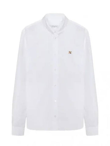 Fox Head Embroidery Classic Shirt Men s Long Sleeve - MAISON KITSUNE - BALAAN 1