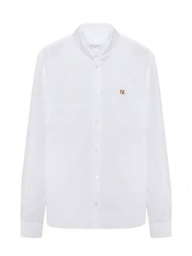 fox head embroidery classic shirt - MAISON KITSUNE - BALAAN 1