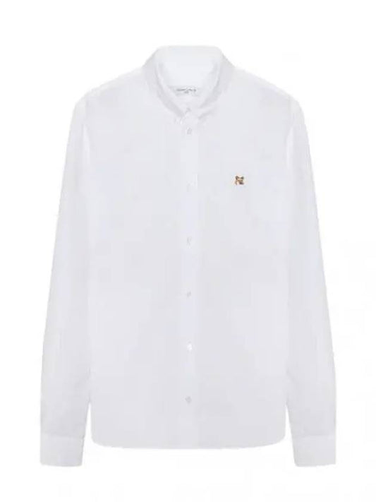 Fox Head Embroidery Classic Shirt Men s Long Sleeve - MAISON KITSUNE - BALAAN 1