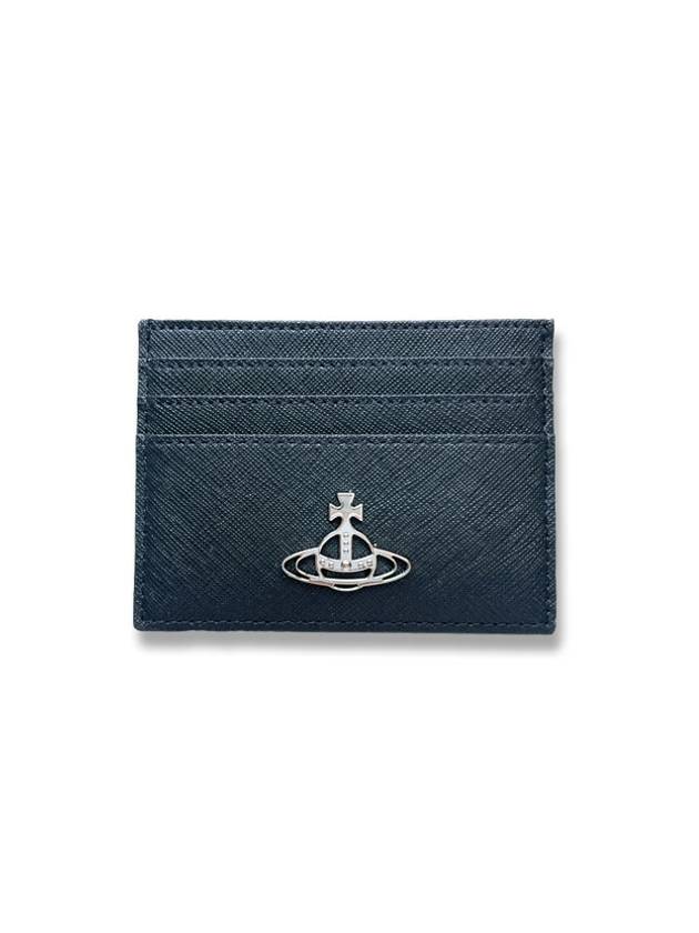 Silver Card Holder Black 54030006W L001N - VIVIENNE WESTWOOD - BALAAN 1