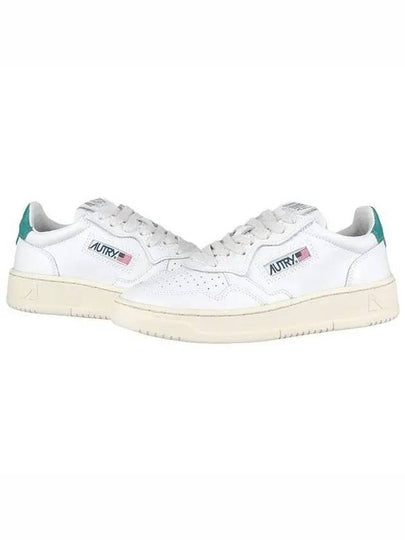 Medalist Green Tab Leather Low Top Sneakers White - AUTRY - BALAAN 2