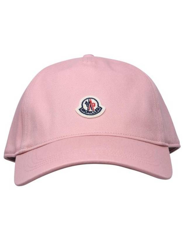 Logo Patch Ball Cap Light Pink - MONCLER - BALAAN 1